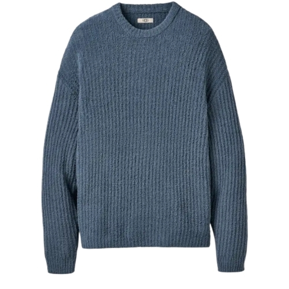 UGG Men's Textured Knit Ryatt Crew Rib Sweater L NWOT